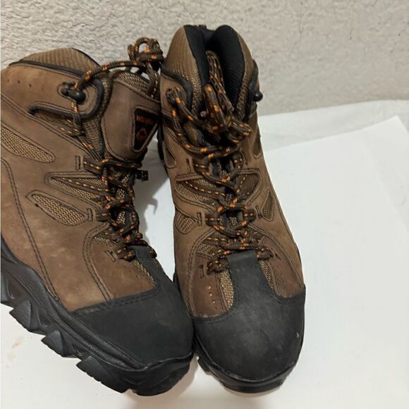 Wolverine Hudson  Steel Toe Work Boots Hiking Brown Mid Cut Size 9.5/42.5 - Picture 5 of 13